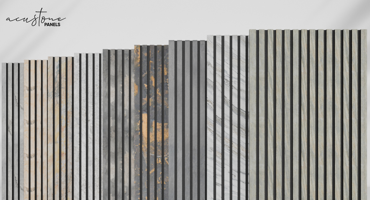 Wall panels reducing echo in open-plan office space